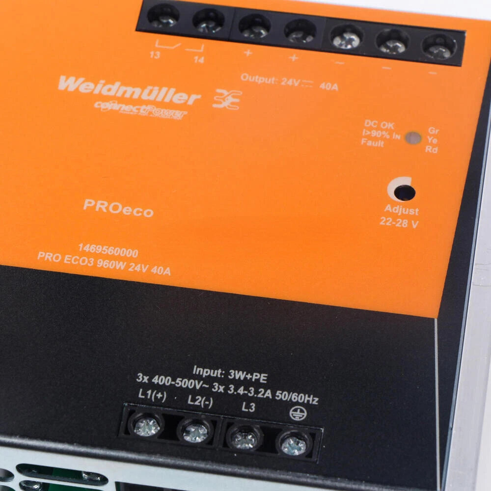 1PC  Weidmuller 1469560000 PRO ECO3 960W 24V 40A Power Supply #P