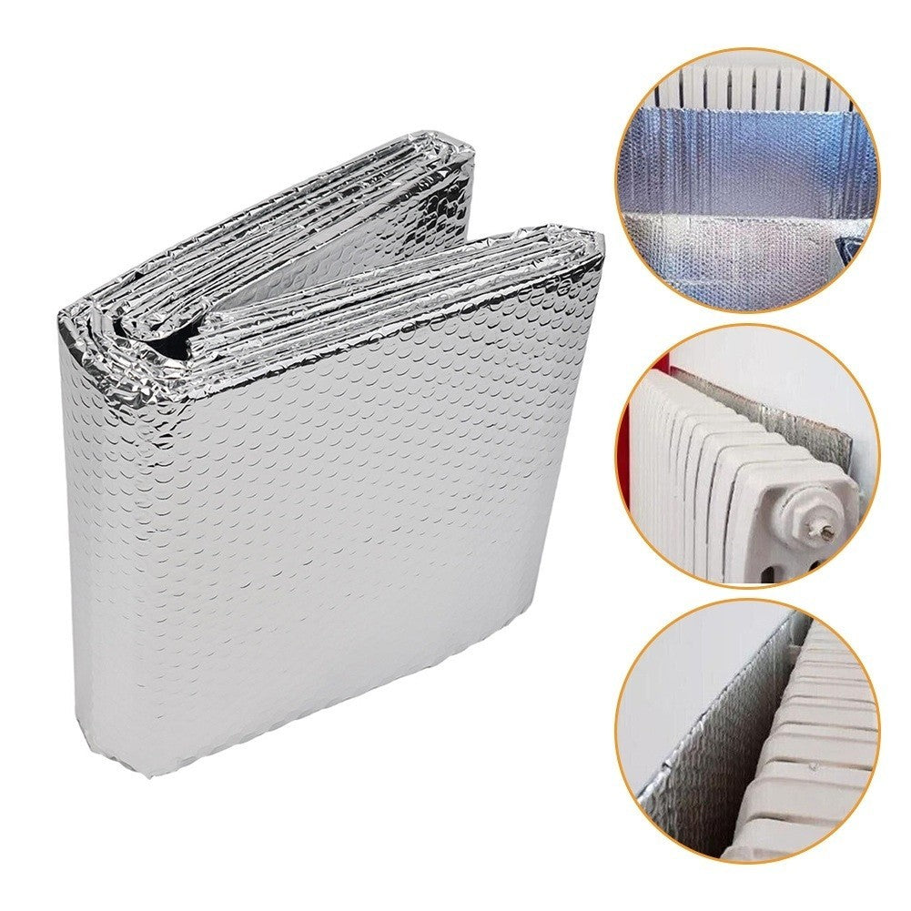 Radiator Heat Insulation Foil Reflects 95% Heat Easy Cutting Reduce Noise