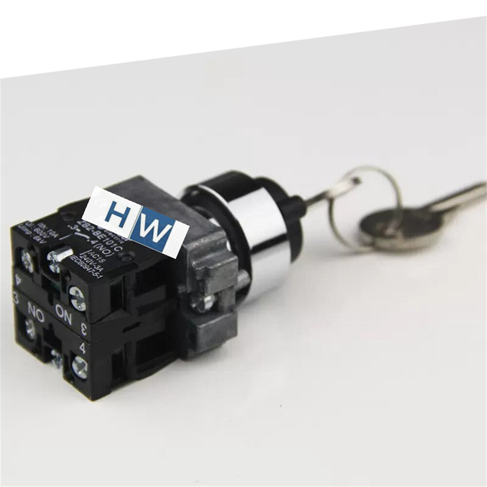 2/Piece  Key Selection Switch XB2BG53C XB2-BG53C 2NO 3-gear Self-locking