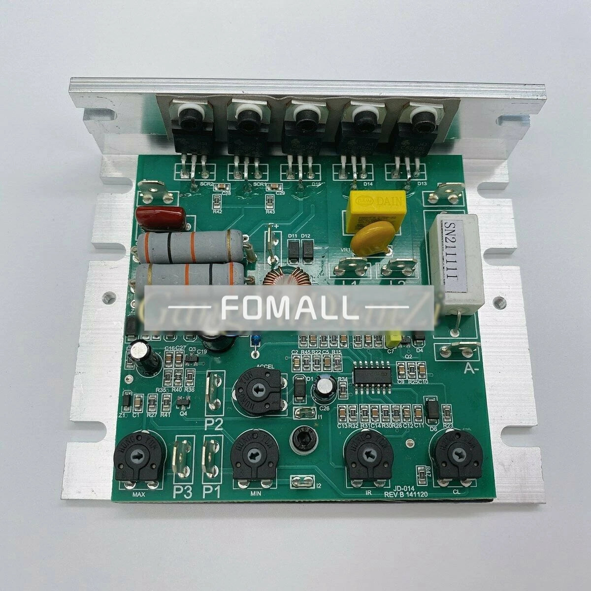 DC Brush Motor Speed Controller JYMC-220B-I 230VAC Mini lathe Control Board