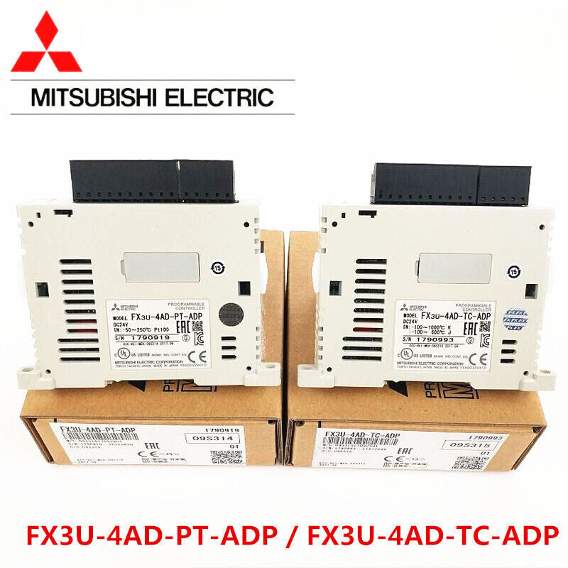 1pcs Mitsubishi PLC Analog Communication Module FX3U-4AD-PT-ADP FX3U-4AD-TC-ADP