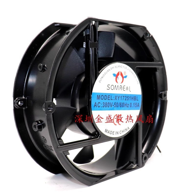 SOMREAL XY17251HBL AC380V 0.15A 17CM Inverter Cooling Fan