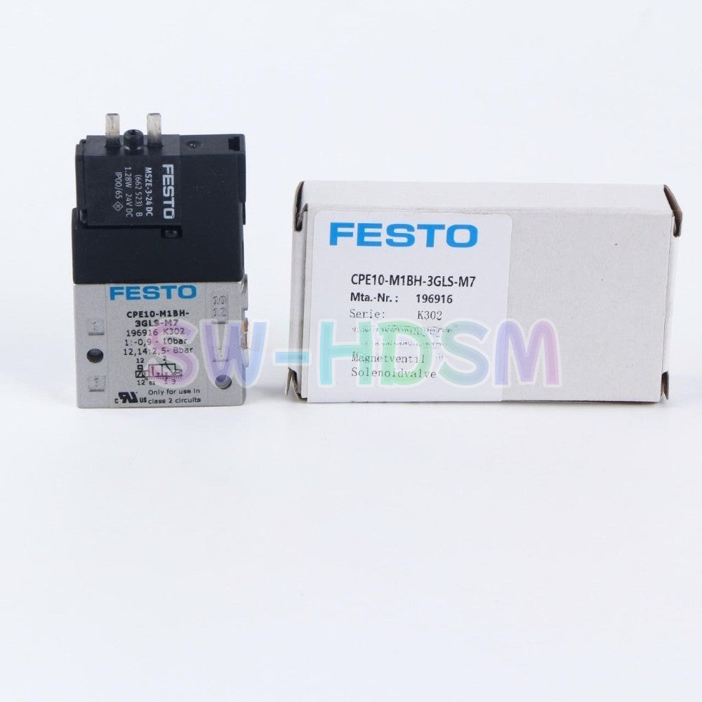 1PCS  for FESTO CPE10-M1BH-3GLS-M7 196916 Solenoid Valve Freight Free