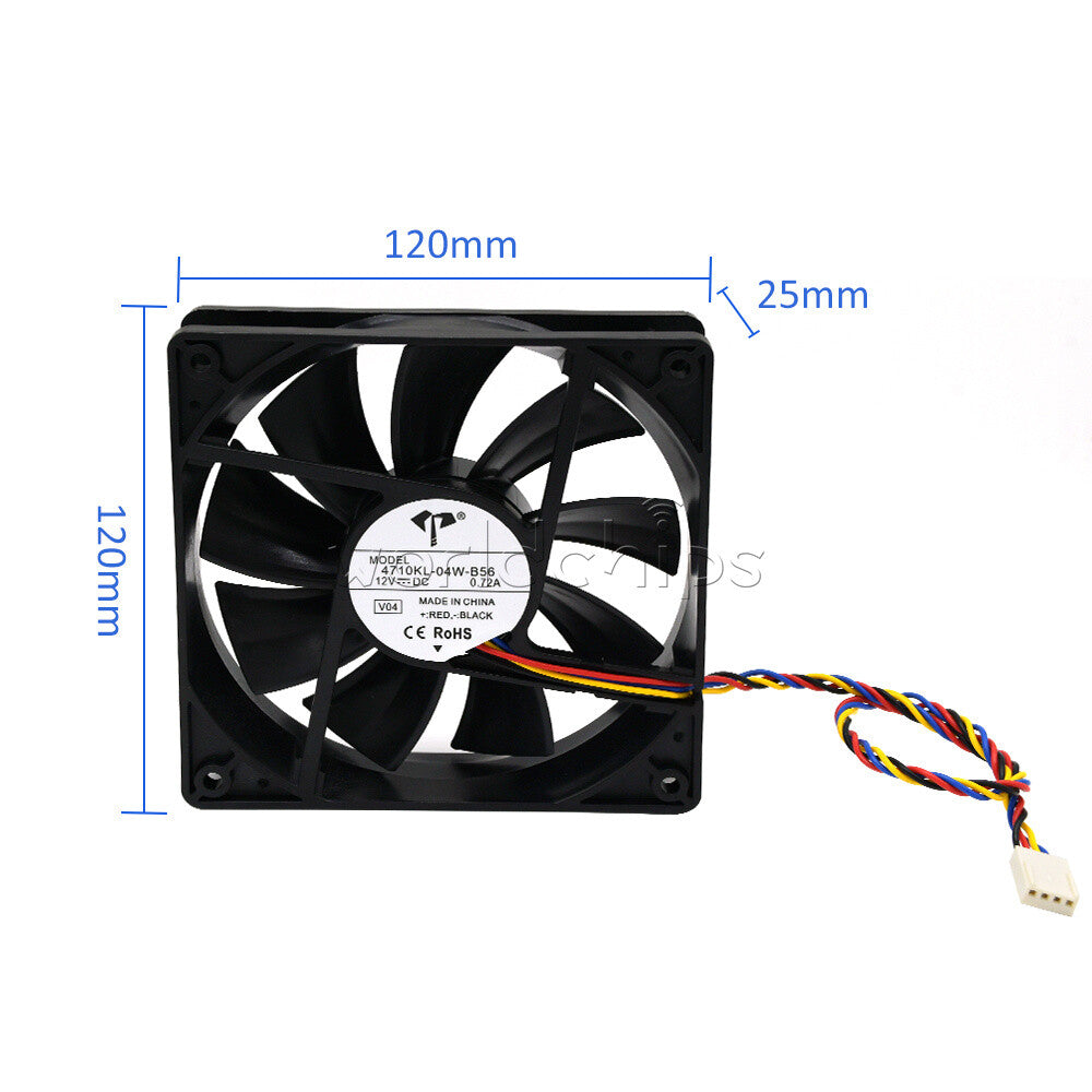DC12V 12025 AFB1212SH 4710KL-04W-B56 FFB1212SH Ball Cooling Fan 9.6W