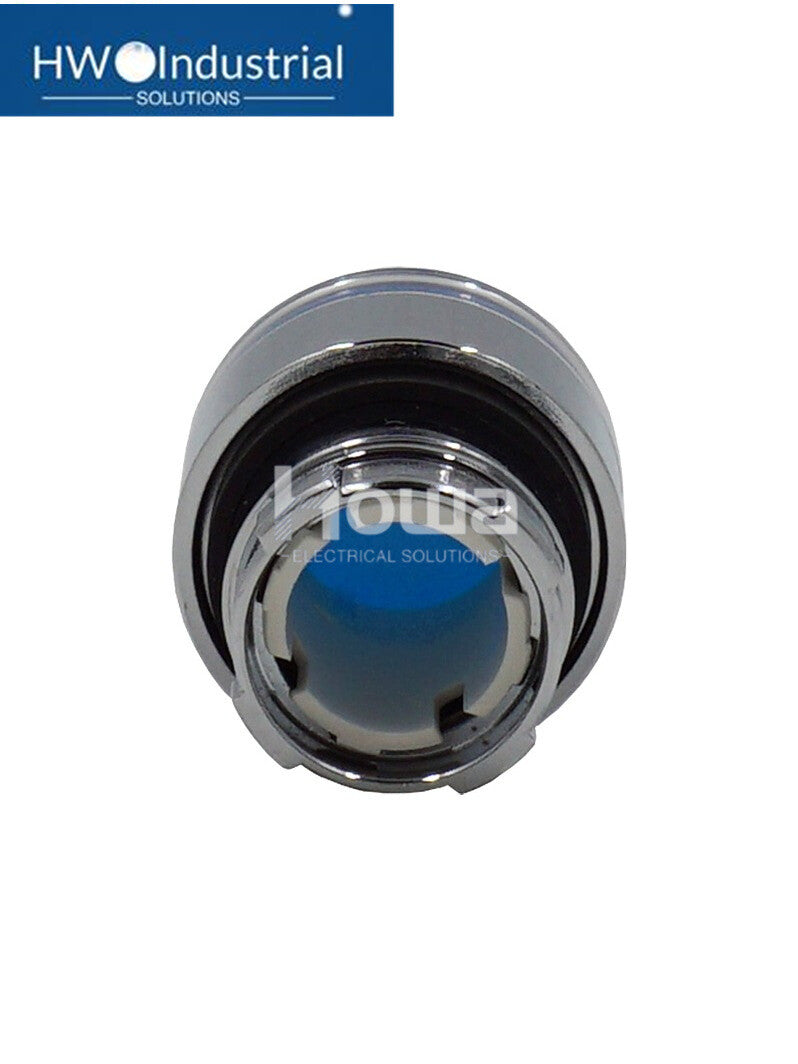 2PCS  Blue Self Resetting Metal Strip Light Button Head ZB2BW36C ZB2-BW36C