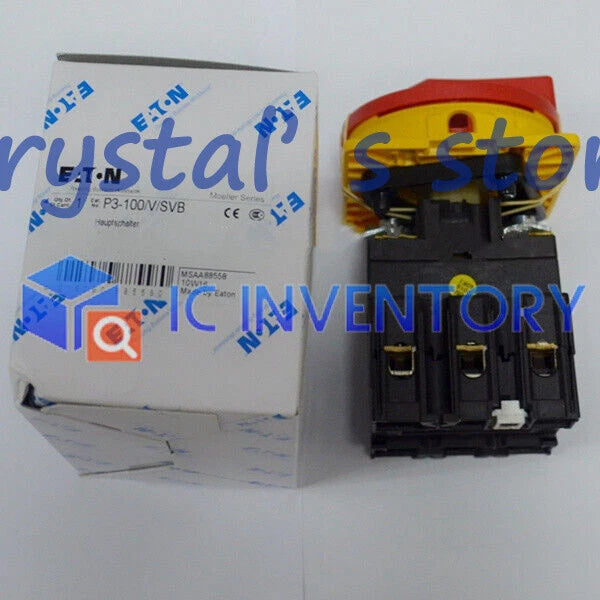 1PCS  EATON MOELLER Disconect switch P3-100/V/SVB #P