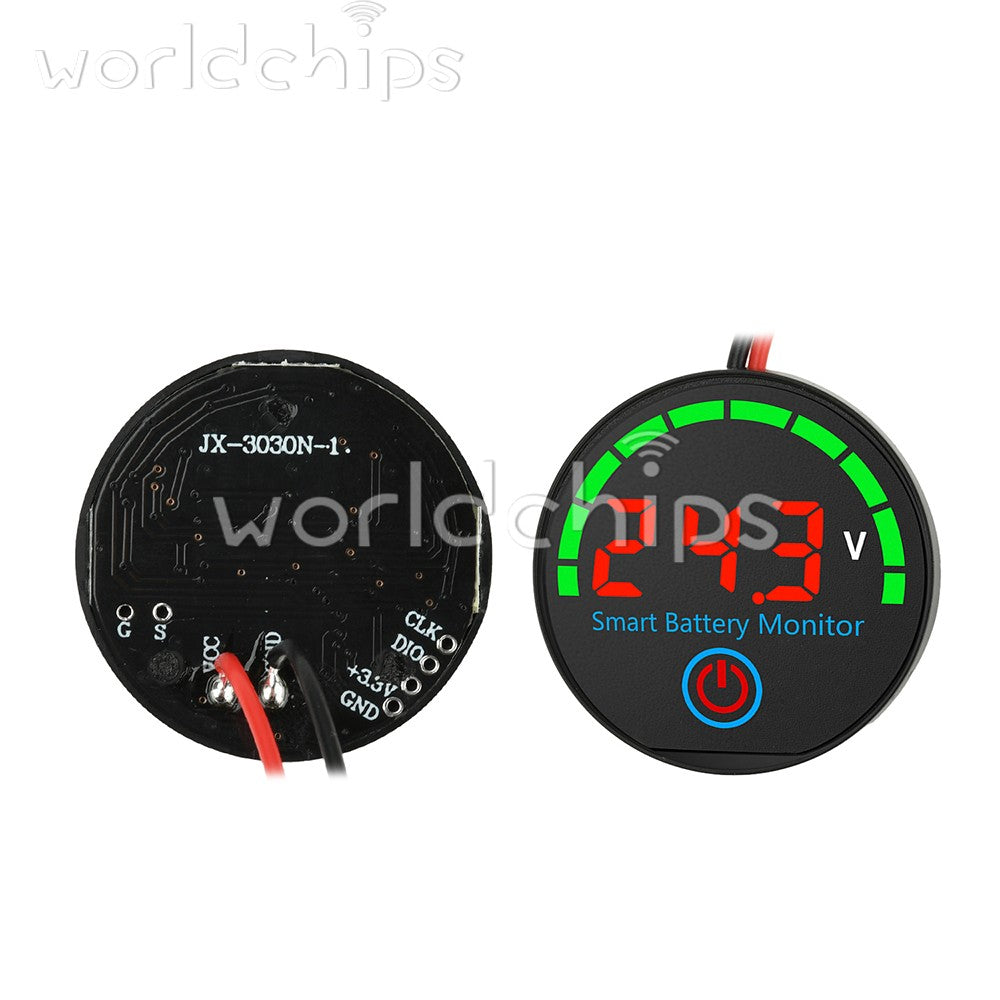 5* DC 7-55V Acid/Li-ion Battery Charge Monitor Battery Level Indicator Indicator