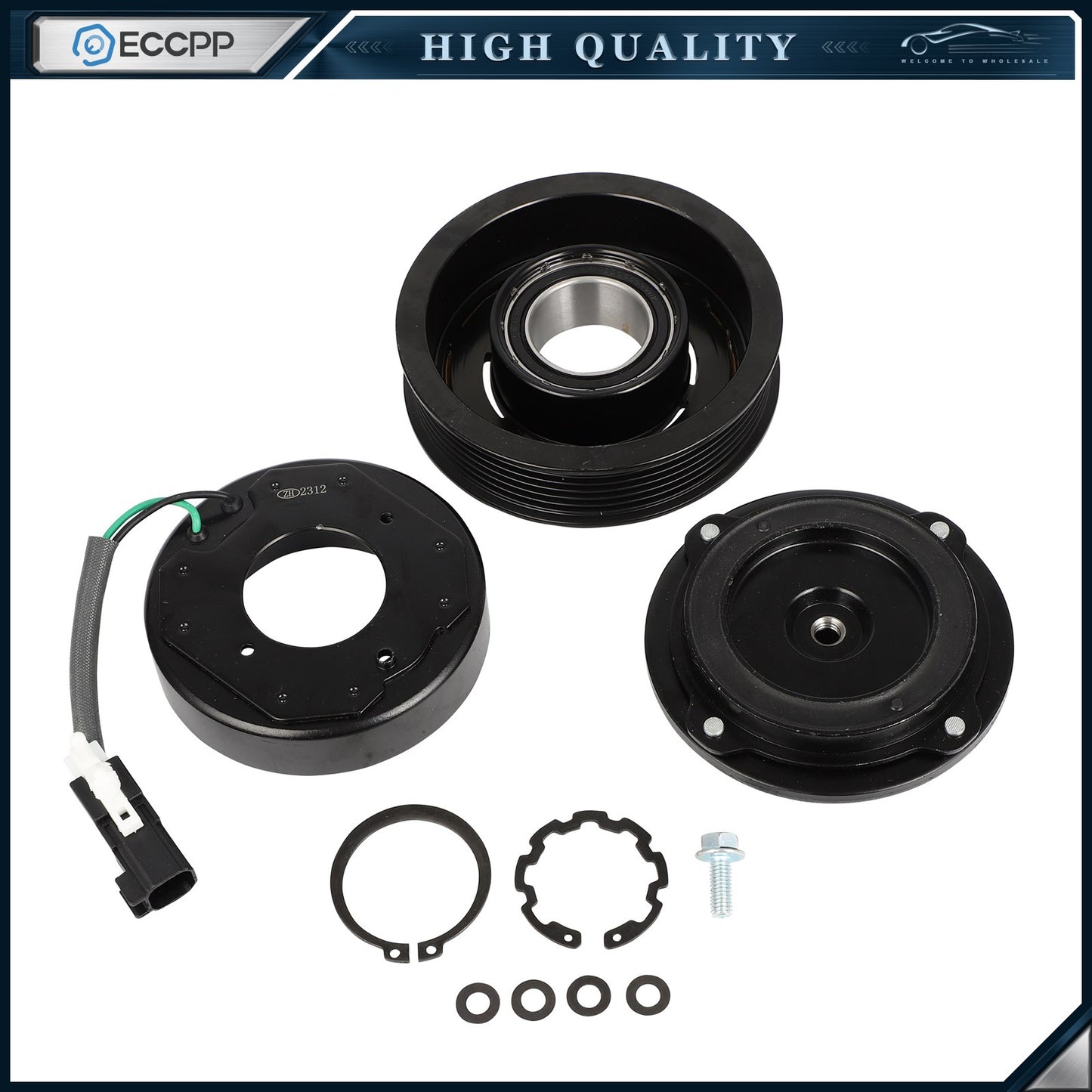 AC A/C Compressor Clutch Kits For Ford Explorer 3.5L 2011-2012 2013 2014 2015