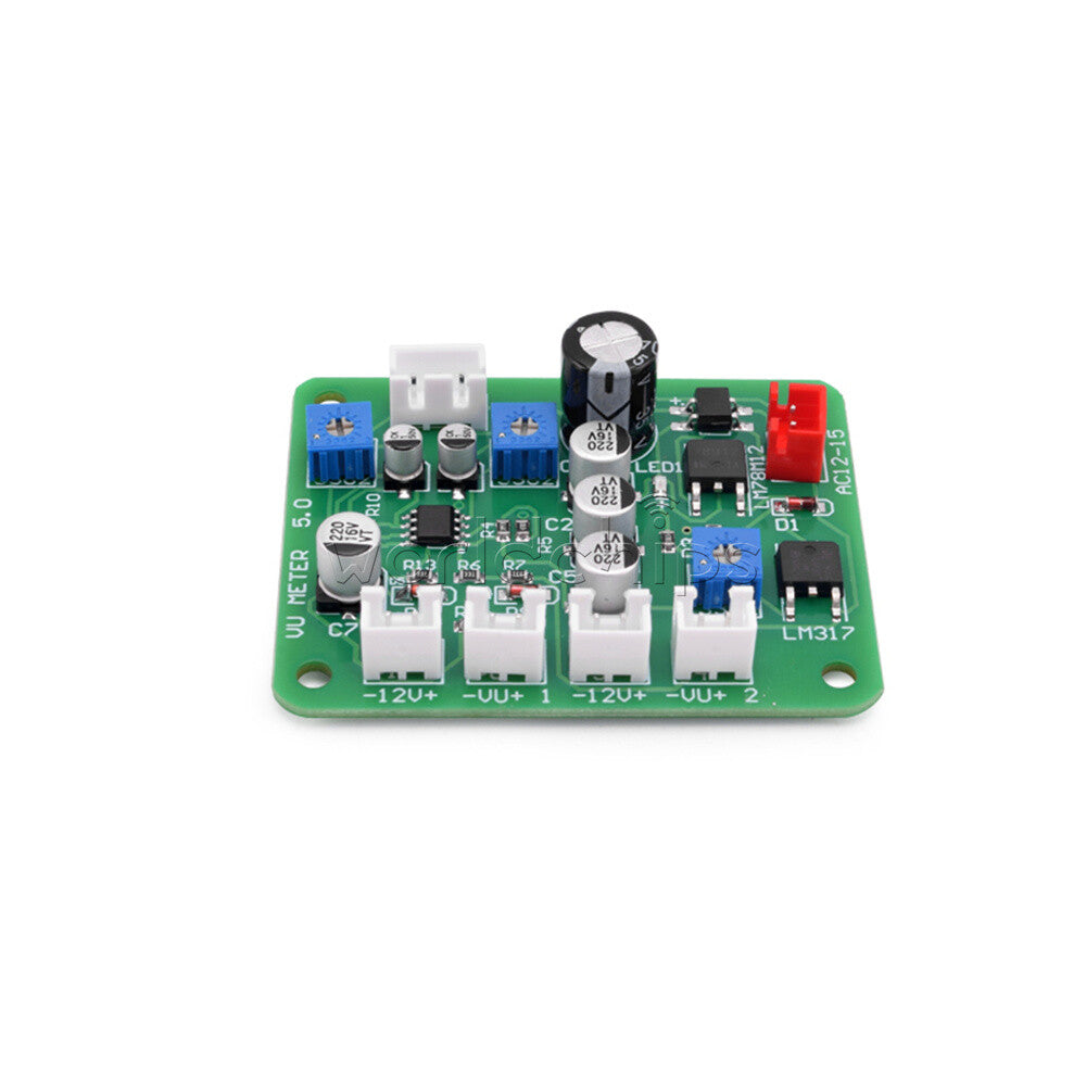 2-PACK VU Meter DB Panel Sound Level Display & Driver Board for DIY Amplifier