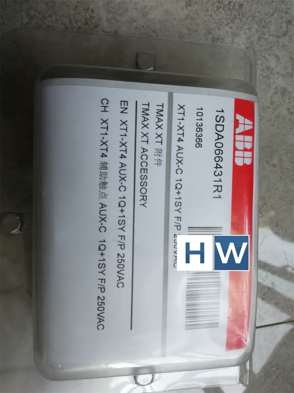 ABB Circuit Breaker Auxiliary Contact AUX-C XT1-XT4 1Q+1SY 1SDA066431R1