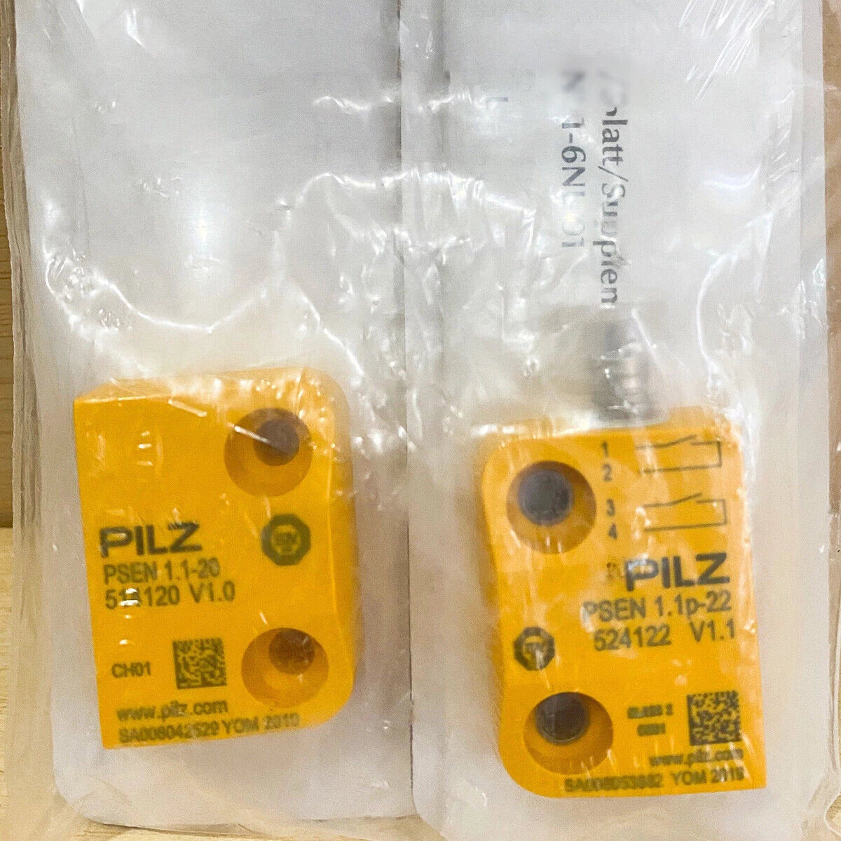 1PC Pilz 504222 PSEN 1.1p-22 / PSEN 1.1-20 Safety Switch (524122+514120)  #P