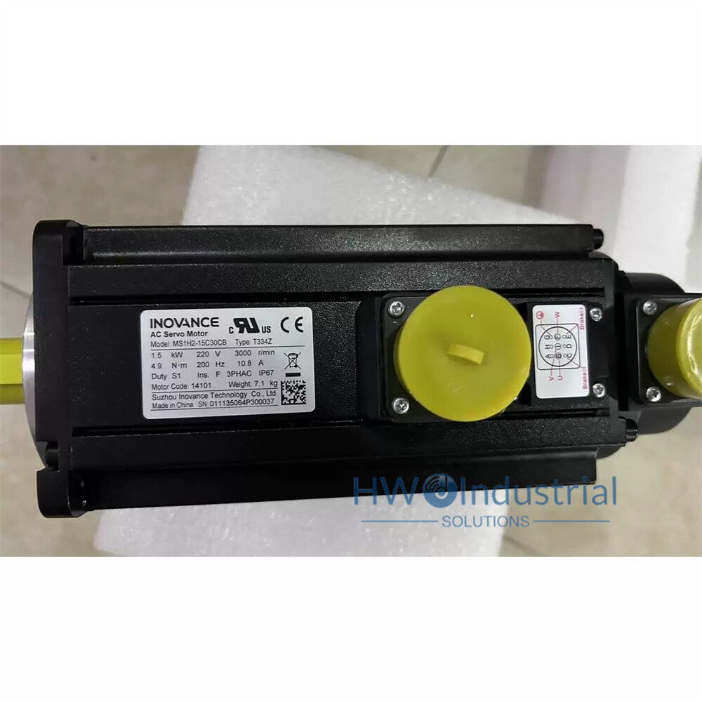 1/Piece  MS1H2-15C30CB-T334Z Inovance Servo Motor MS1H2-15C30CB T334Z