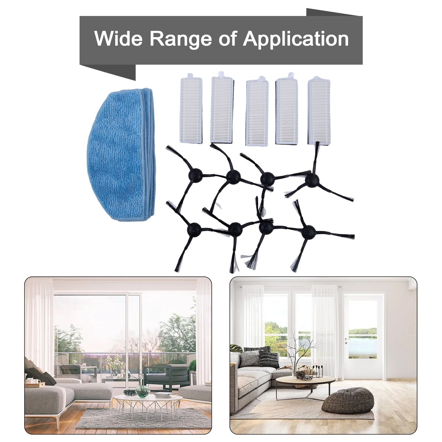 Cleaning Vacuum Cleaner Parts Filters Filter Mop Pad Robot Vacuum Cleaner
