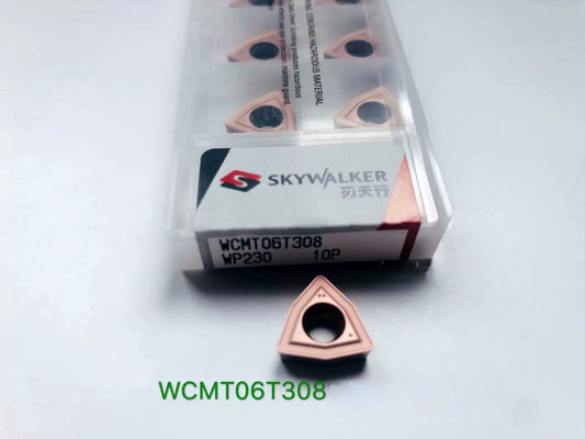 10Pieces/Box WCMT06T308 WP230 SKYWALKER Carbide CNC Blade Turning Inserts