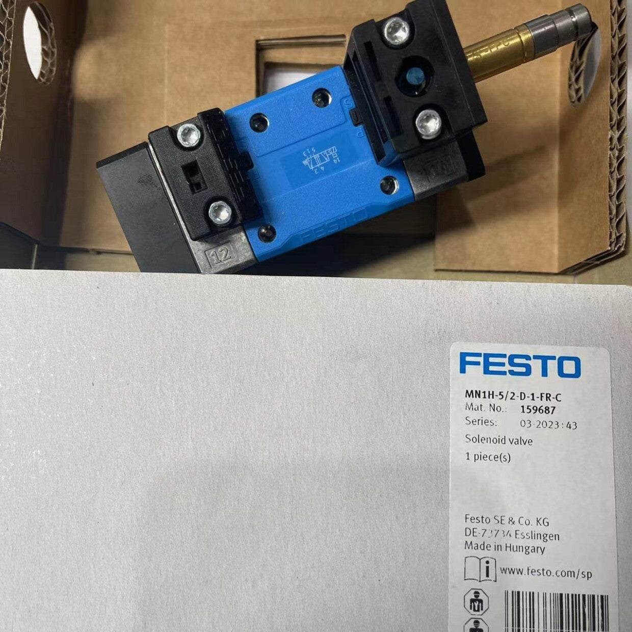 1pcs For Festo MN1H-5/2-D-1-FR-C 159687 Solenoid valve