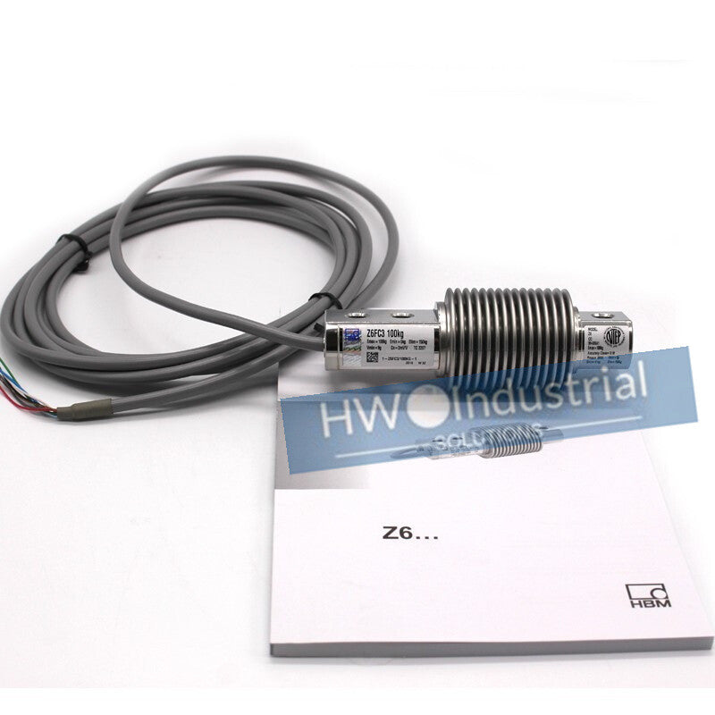 HBM Corrugated Tube Pressure Weighing Sensor Z6FC3 100KG Z6FC3/100kg