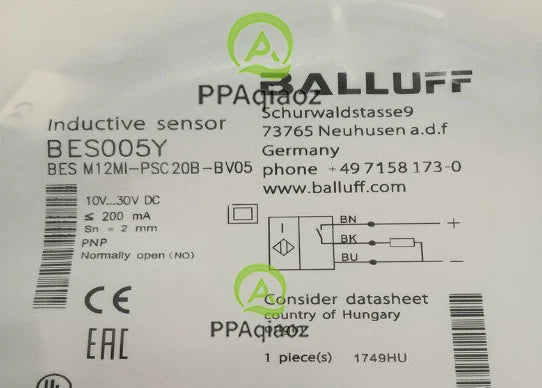 1Pcs  BALLUFF BES M12MI-PSC20B-BV05 （BES005Y) sensor Fast delivery