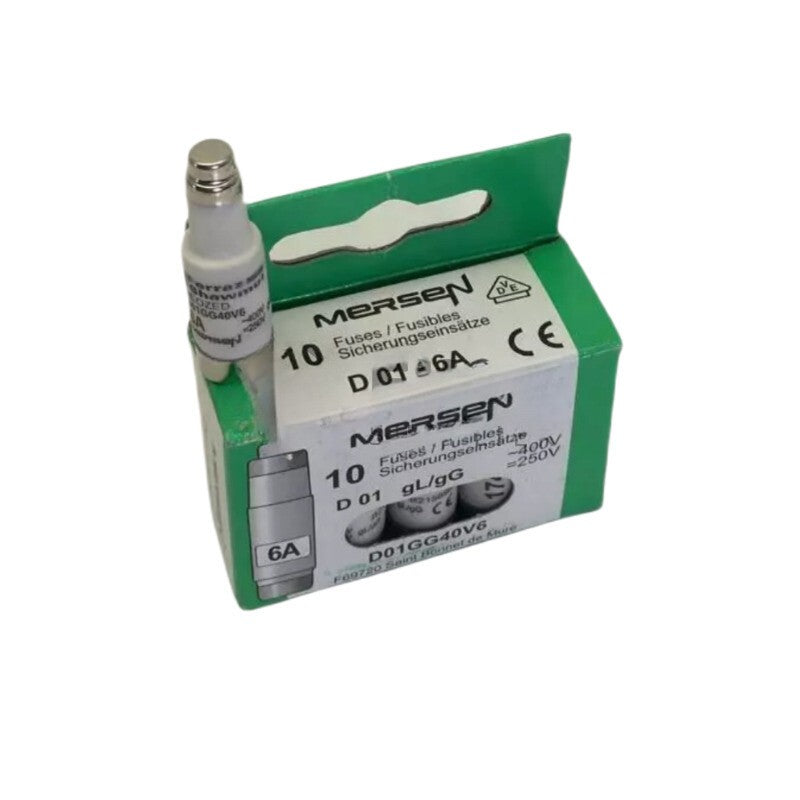 10PCS For Ferraz Shawmut D01GG40V6 6A 400V Fuse