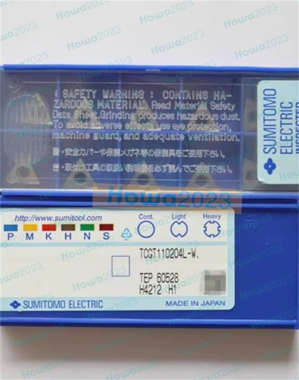 10Pcs/BOX SUMITOMO TCGT110204L-W H1 Fine Boring Blade Carbide Inserts