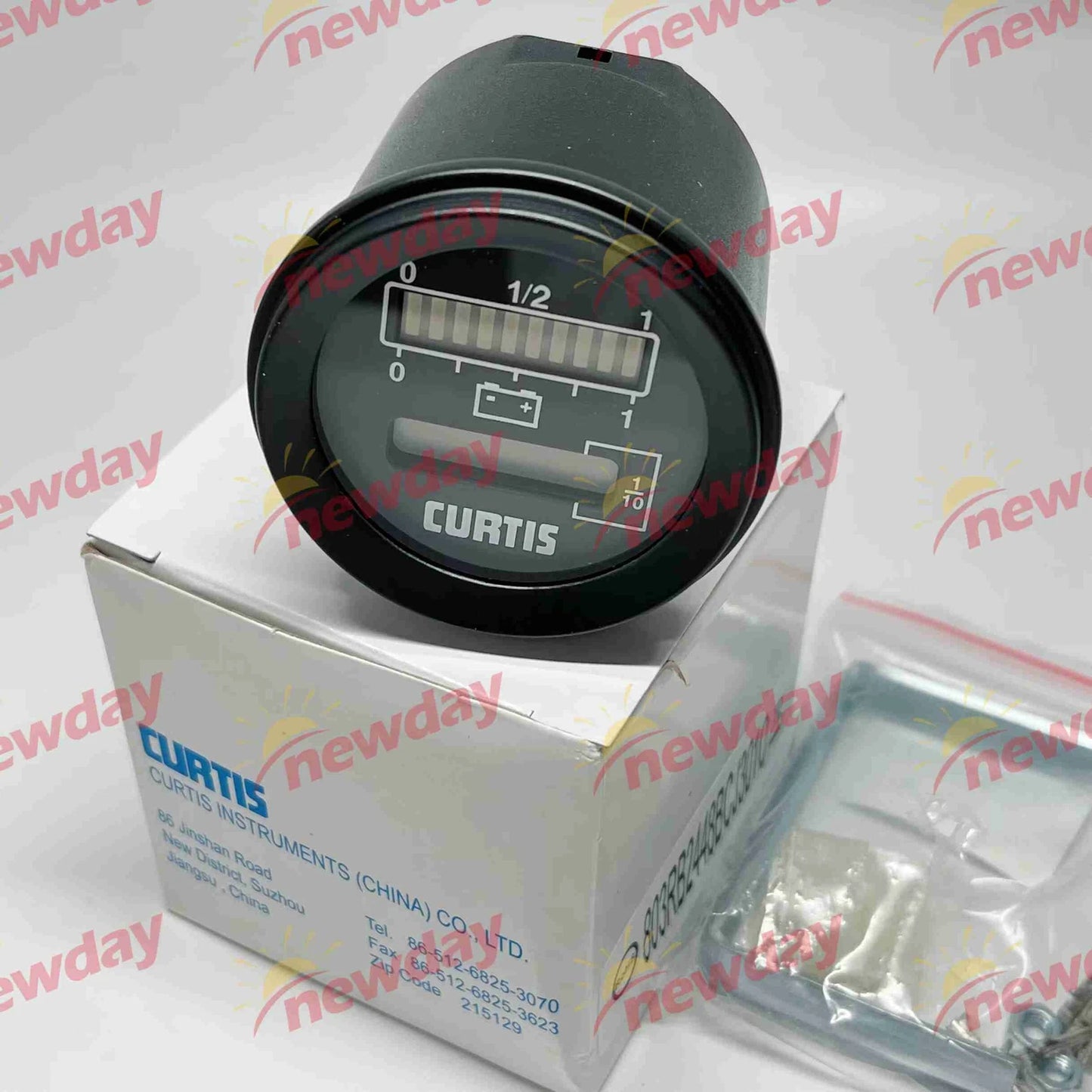 1PCS 803RB2448BCJ3010 FOR CURTIS Battery hour meter Round meter 24V/48V