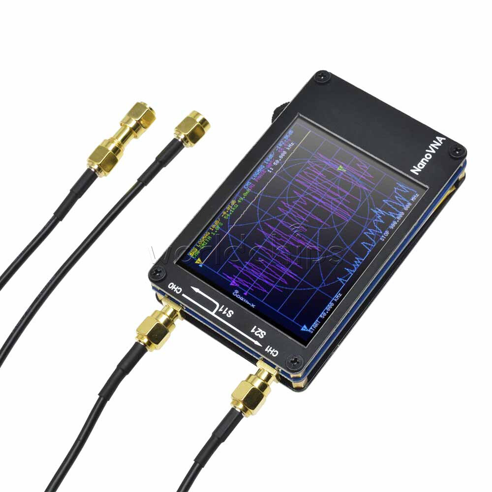 50KHz-900MHz 2.8" Touch TFT NanoVNA Vector Network Analyzer HF VHF UHF Antenna