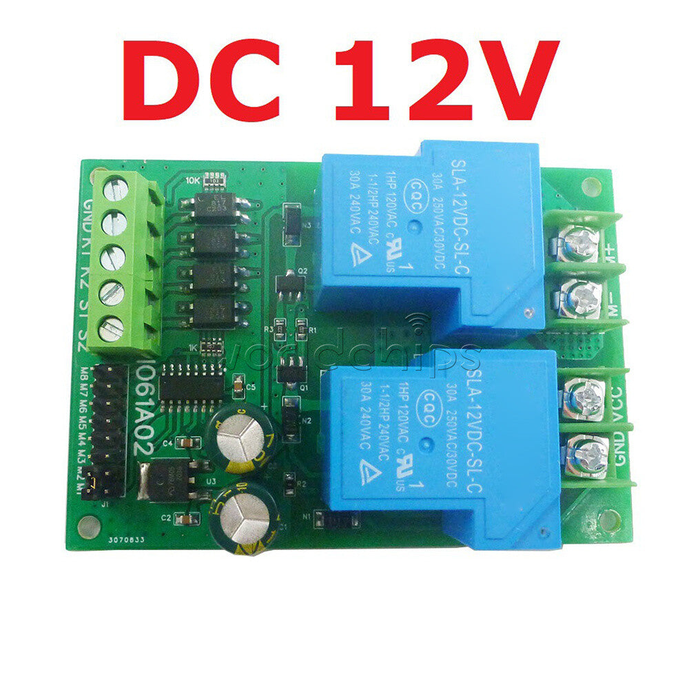 30A DC 12V/24V Motor Controller Relay Module Forward Reverse Control Board