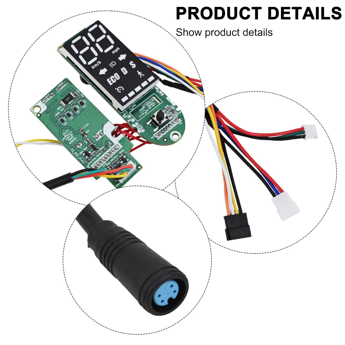 Wear Resistant Electric Scooter Dashboard Panel for Ninebot F2 F2plus F2pro