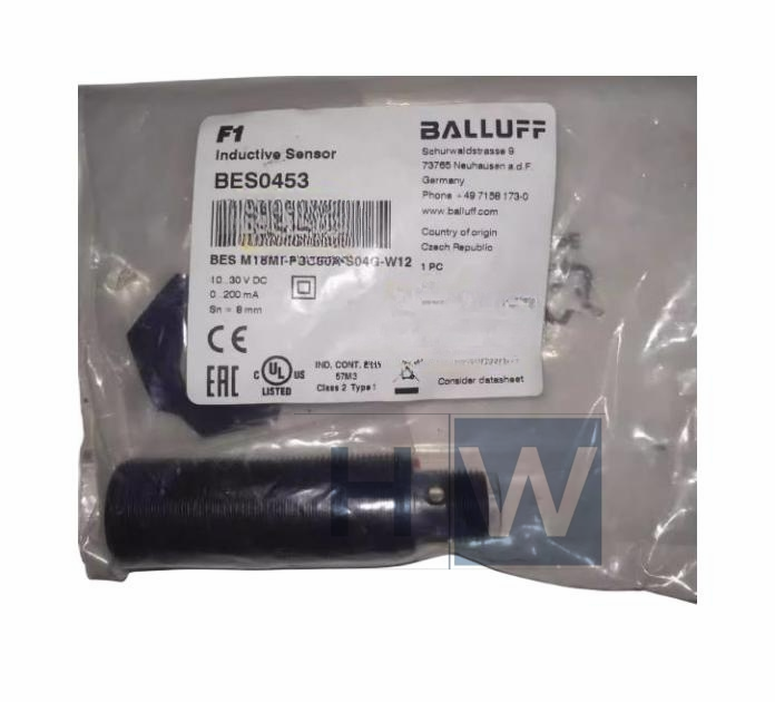 1Pcs  BAL Sensor BES0453 Proximity Switch BES M18MI-PSC80A-S04G-W12