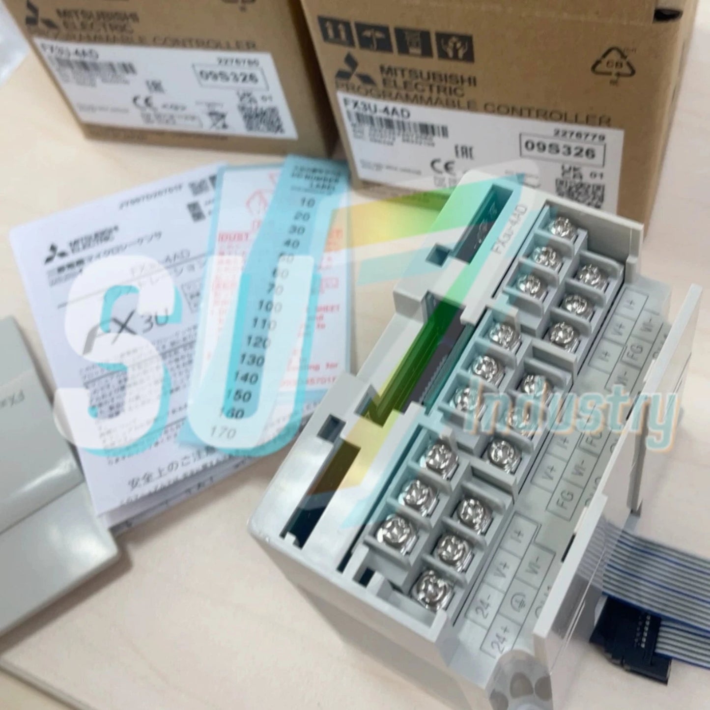Mitsubishi FX3U-4AD PLC module FX3U4AD #1pcs