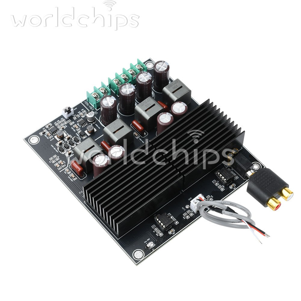 Dual Core TPA3255 HiFi Stereo 2CH Class D Audio Power Amplifier Board 2*600W