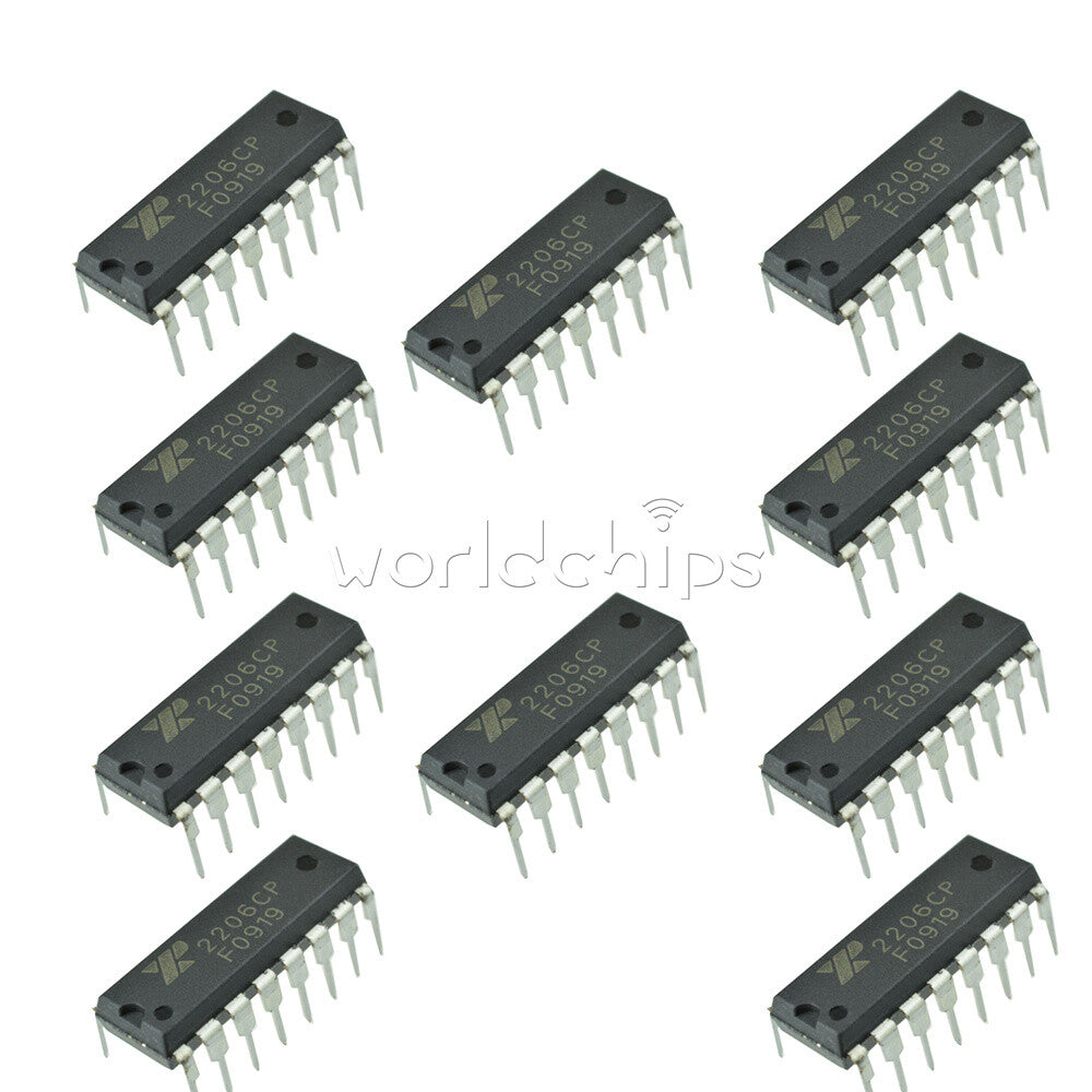 10PCS Exar XR2206 XR2206CP Monolithic Function Generator IC 16 PIN DIP