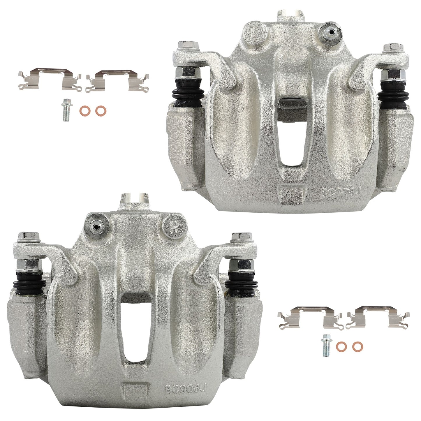 Front Left Right Brake Calipers 2Pcs For 2003-2011 Nissan Murano 19B2880 19B2881