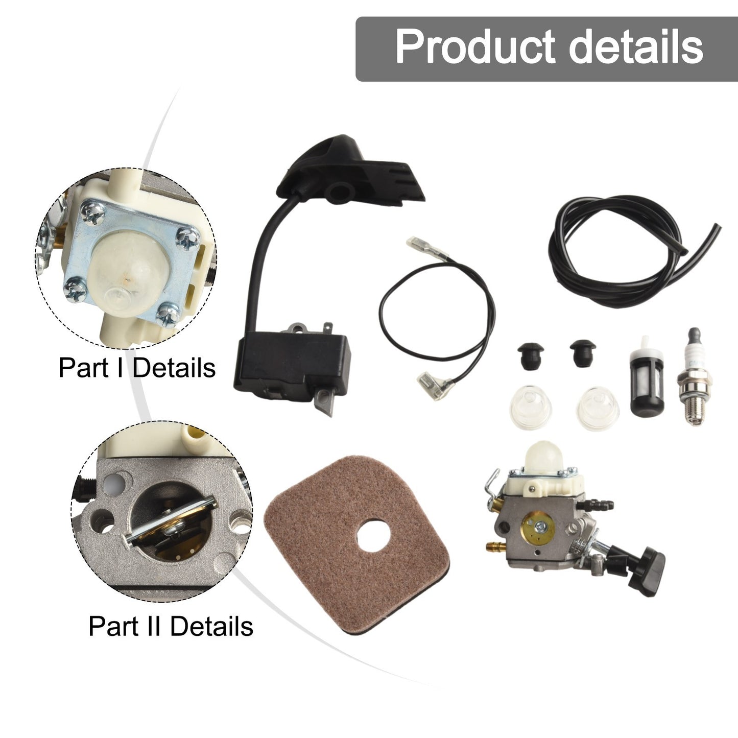 For Zama C1M-S261B C1M-S261C Ignition Coil Carburetor Coil 12 V For SH86C