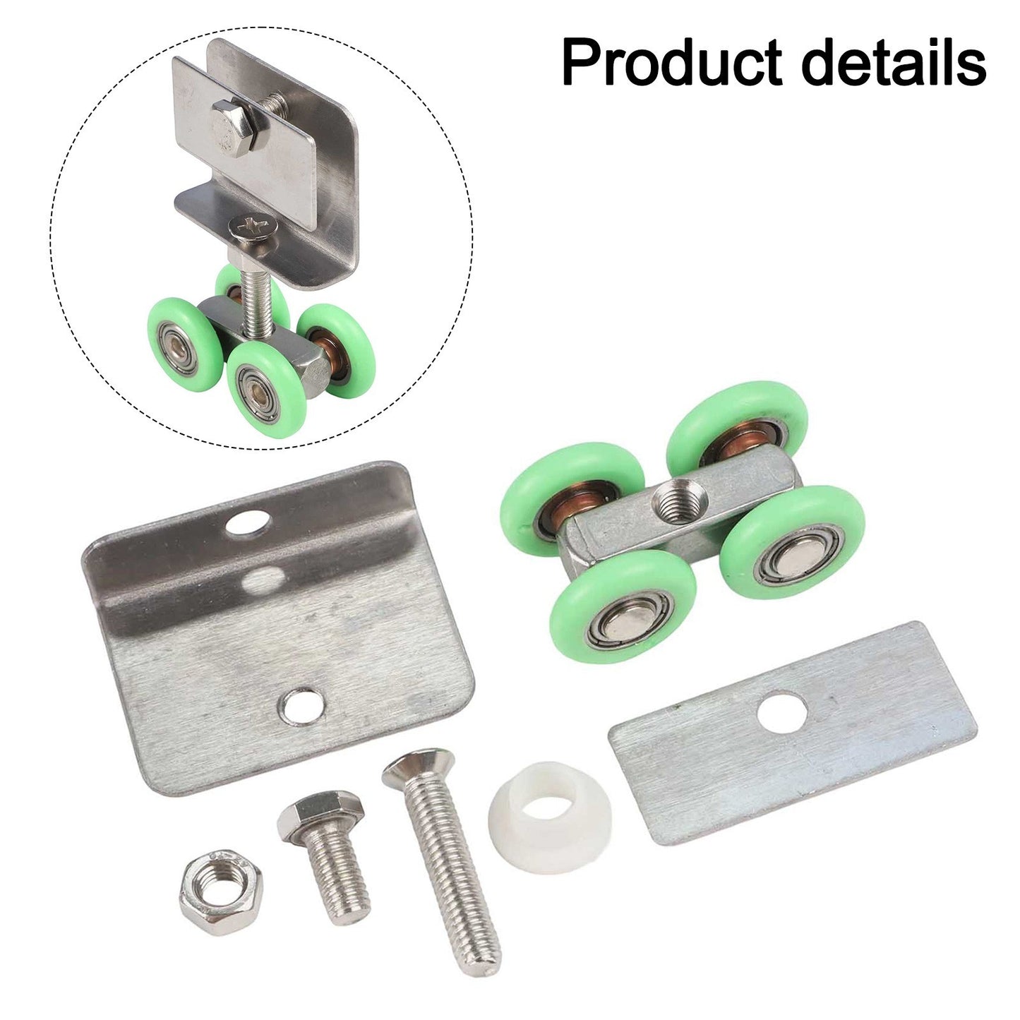 Stainless Steel Shower Door Roller Kit for a Wide Range of Applications