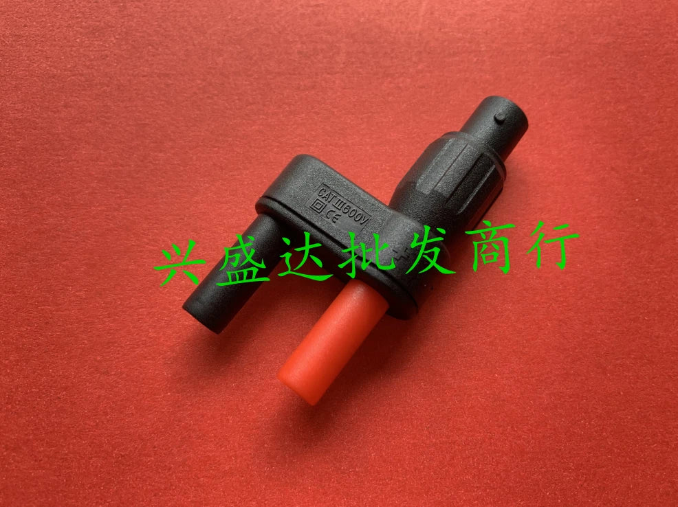 1pc Replacement for F PM9081 Dual Banana Male Jack To Female BNC Adapter