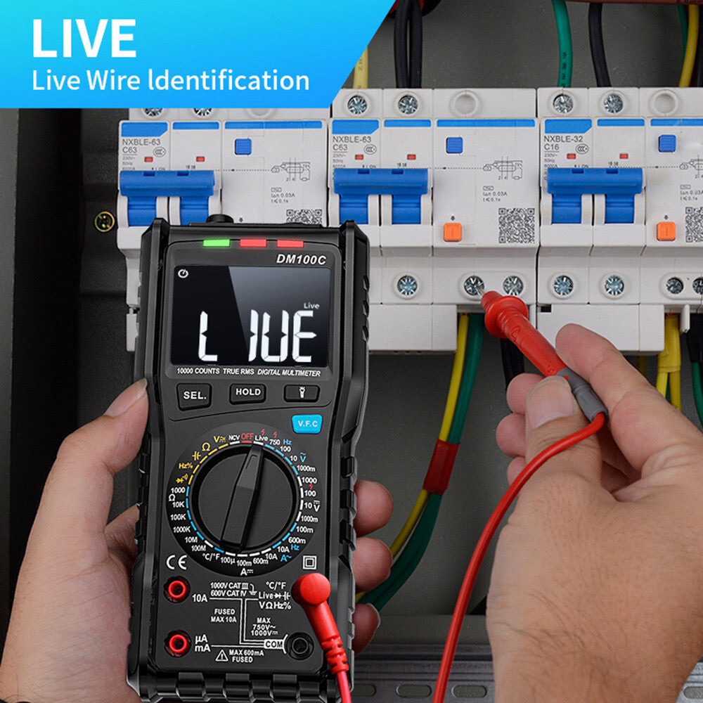 DM100C VFC Frequency Change Meter AC/DC Voltage Current Multimeter 10000 Count