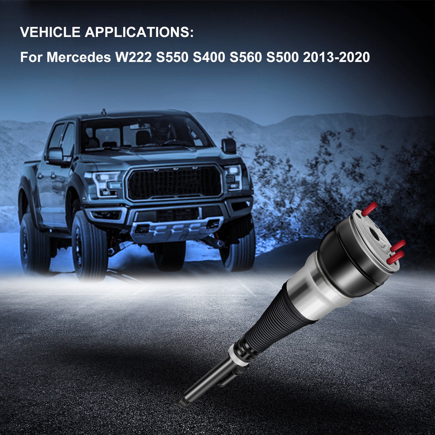 Rear Right Air Suspension Shock For Mercedes W222 S550 S400 S560 S500 2013-2020