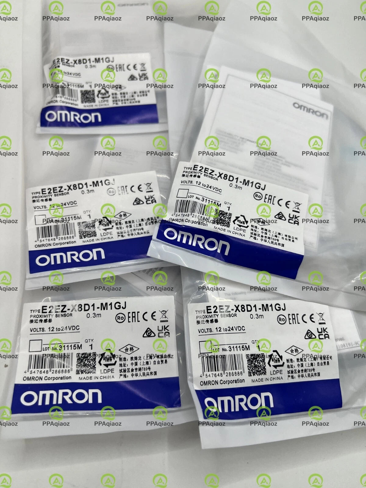One  Omron E2EZ-X8D1-M1GJ Proximity Switch E2EZX8D1M1GJ Free Shipping #P