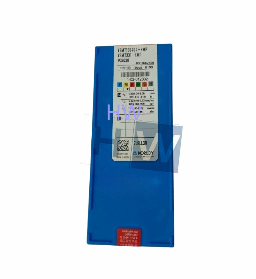 Box/10Pcs VBMT160404-HMP PC9030 CNC Diamond Blade