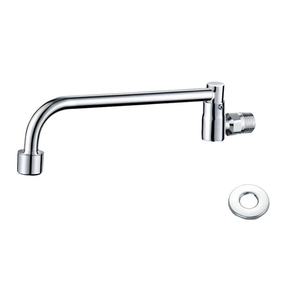 Contemporary Zinc Alloy Kitchen Faucet in Chrome for Daily Use Scenarios