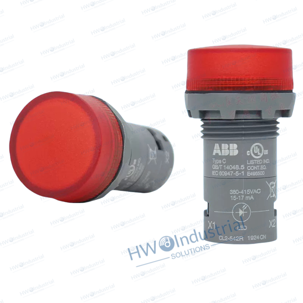 10/Pieces CL2-542R 380-415VAC/DC Red ABB LED Indicator Button Light