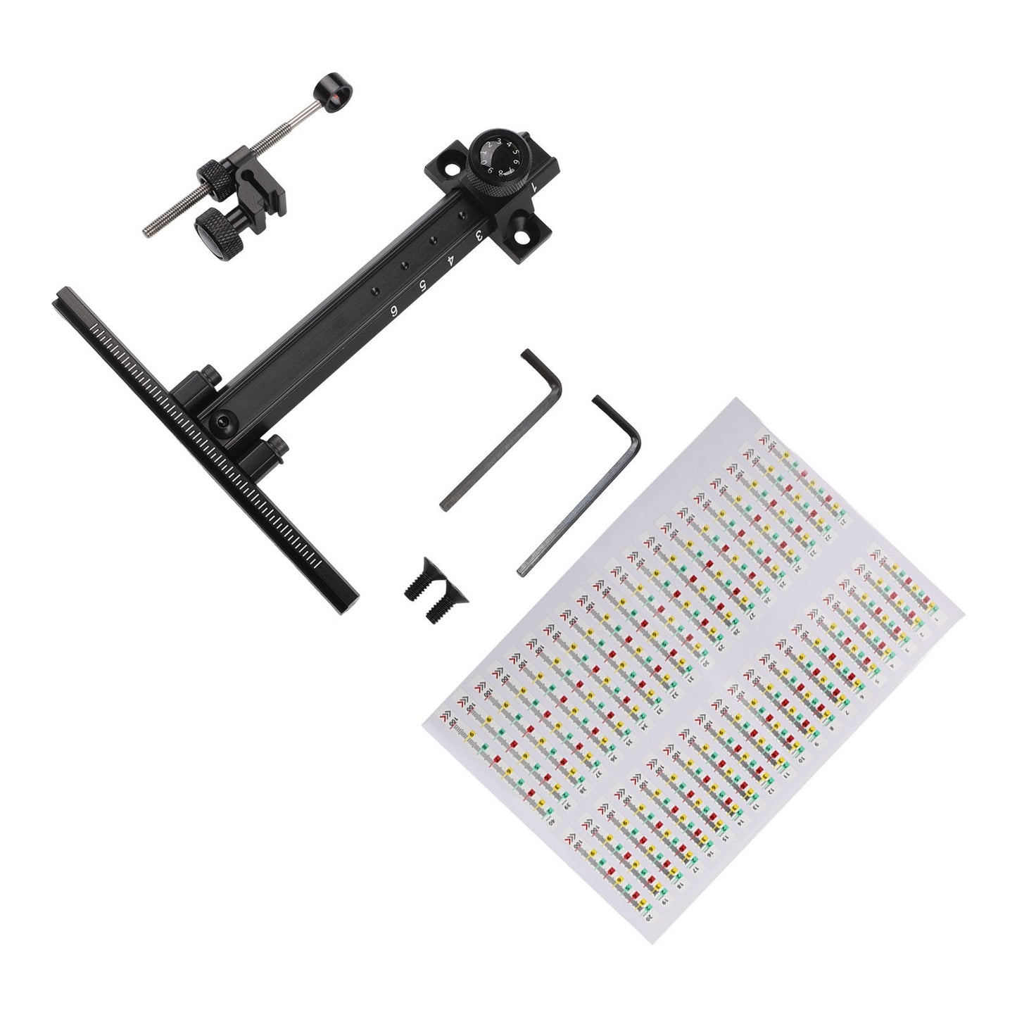 Professional Grade Metal Sight for Recurve T type Aiming Bow and Arrow