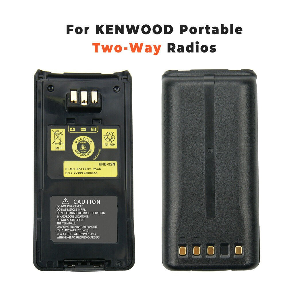 7.2V 2500mAh NI-MH Battery Pack KNB-32N for KENWOOD NX-210 TK-2180K TK-5210
