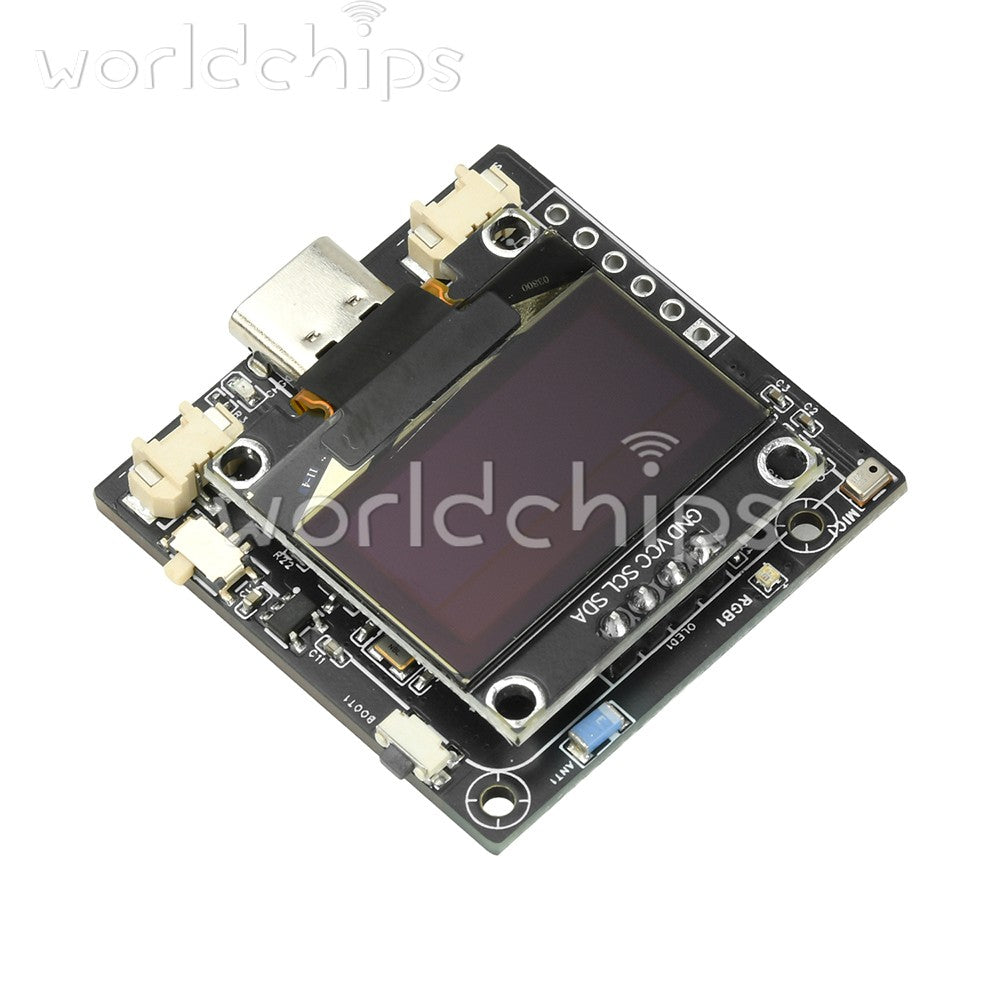 ESP32-C3 0.96 inch SSD1306 OLED Display Smart AI Robot Voice Dialogue Module