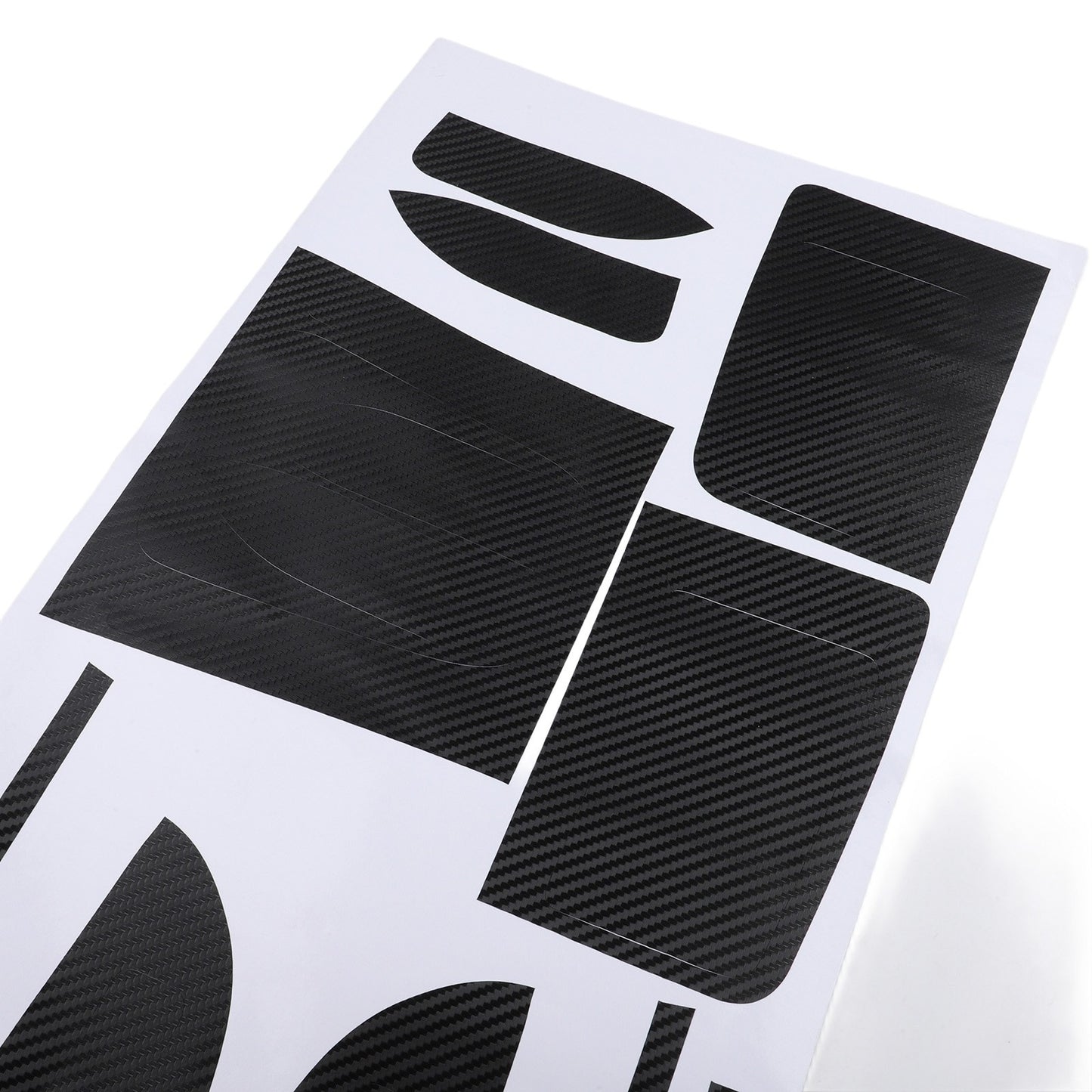 Vinyl Interior Sticker Black Car Carbon Fiber Center For Honda Accord 7th
