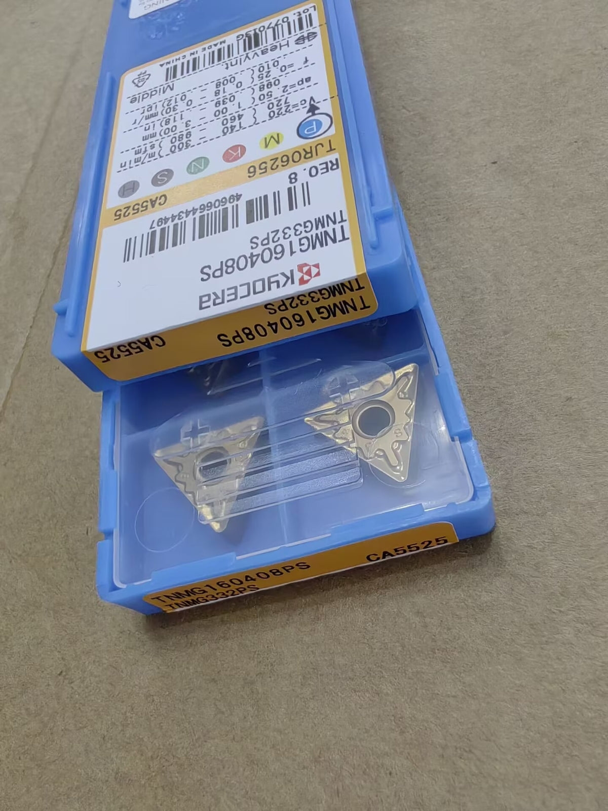 10pcs/Box Kyocera TNMG160408PS CA5525 TNMG332PS Carbide Inserts Turning Blade