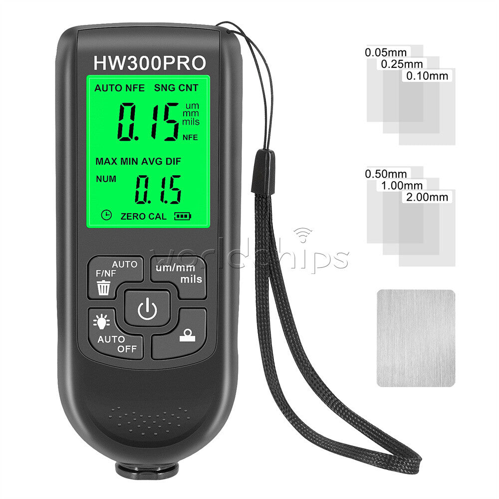 HW-300PRO Thickness Gauges For Non-Destructive Measurement Of Coatings & Paints