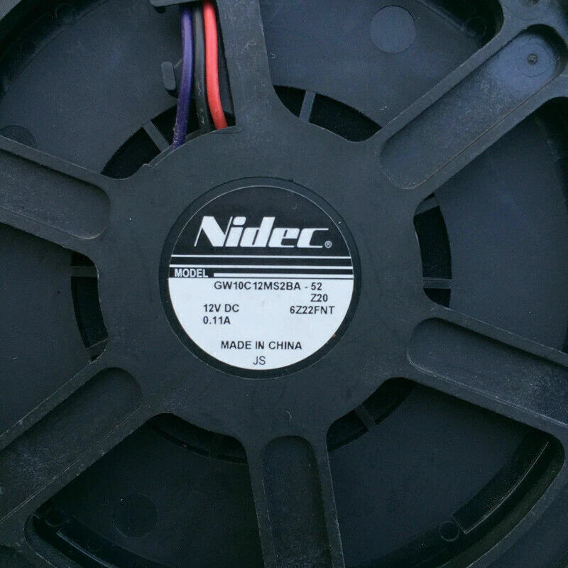 1x Nidec GW10C12MS2BA-52 DC12V 0.11A Haier refrigerator built-in cooling fan
