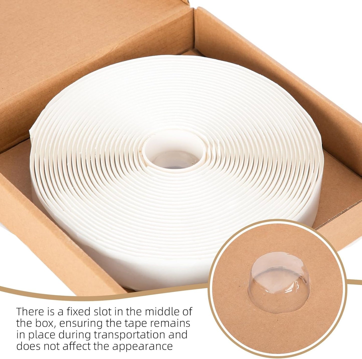1" x 30 Ft Premium Butyl Tape, Non-Hardening for RV, Roofing, Plumbing Leaks