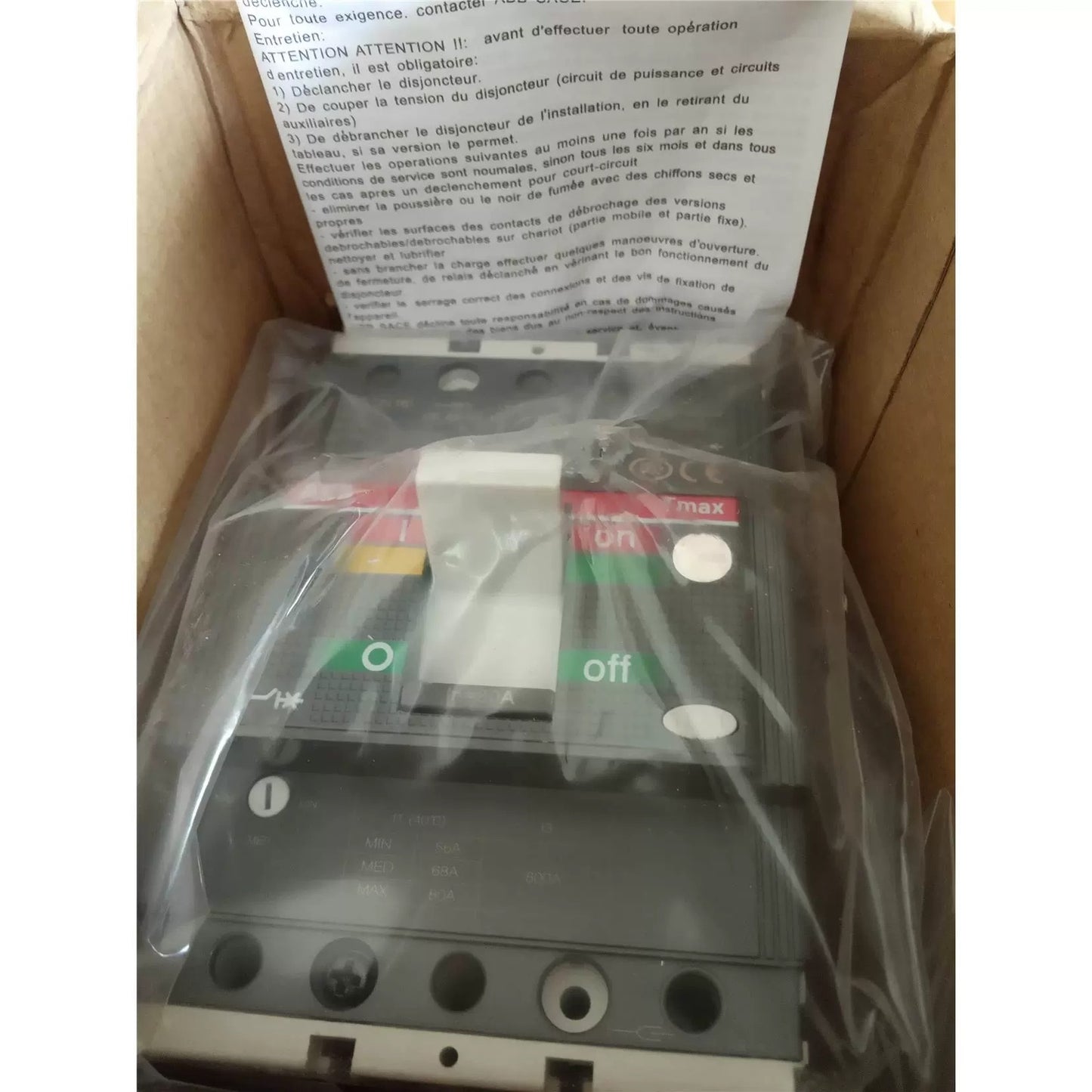 1PC  ABB Tmax 160A 3P Molded Case Circuit Breaker T2N160 TMD160/1600 F F 3P